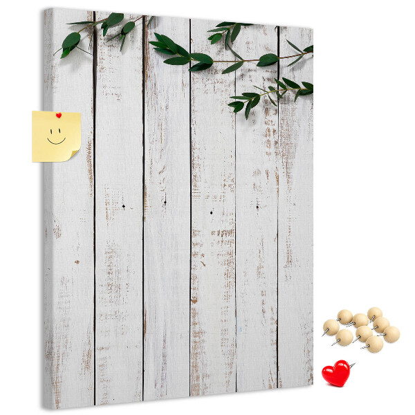Tablero de corcho para pared Tablas rústicas con ramas delicadas