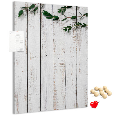 Tablero de corcho para pared Tablas rústicas con ramas delicadas