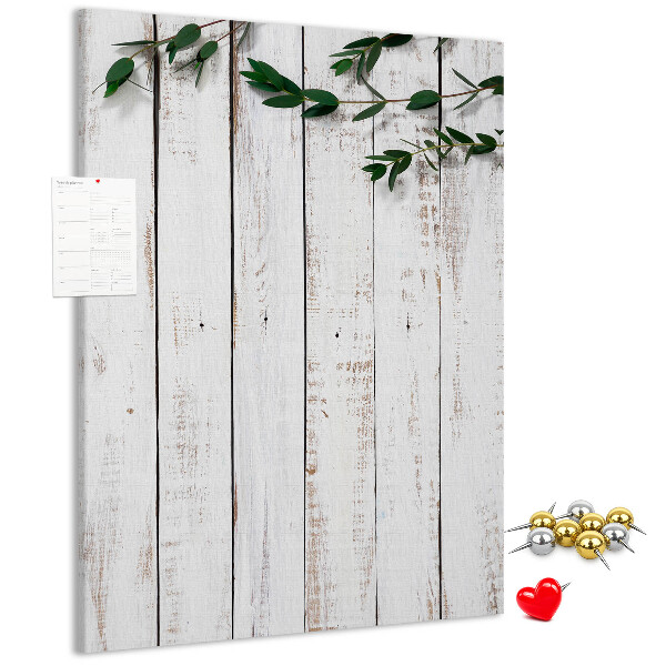 Tablero de corcho para pared Tablas rústicas con ramas delicadas