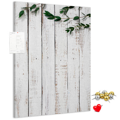Tablero de corcho para pared Tablas rústicas con ramas delicadas