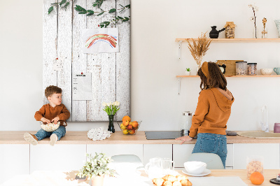 Tablero de corcho para pared Tablas rústicas con ramas delicadas