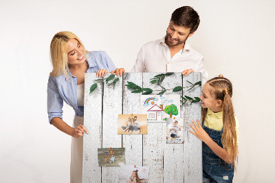 Tablero de corcho para pared Tablas rústicas con ramas delicadas