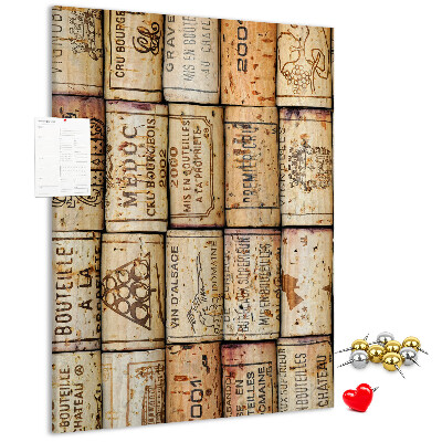 Tablero de corcho Tapones de vino de estilo rústico