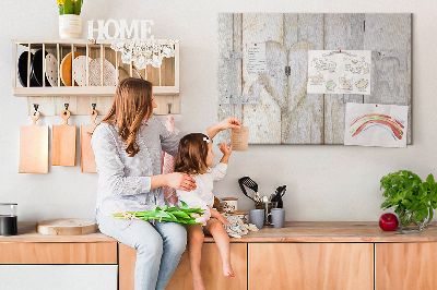 Tablero de anuncios Placa de madera con la palabra amor