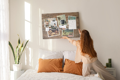 Tablero de corcho decorado para fotos de recuerdo de vacaciones tropicales