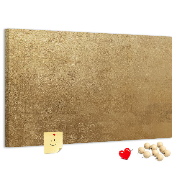 Tablero de anuncios Textura dorada con estilo minimalista.