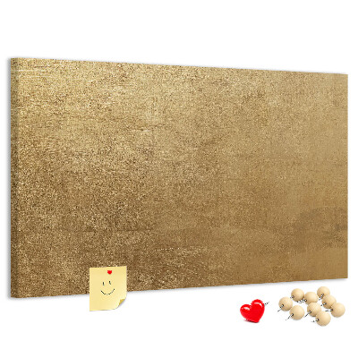 Tablero de anuncios Textura dorada con estilo minimalista.