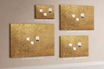 Tablero de anuncios Textura dorada con estilo minimalista.