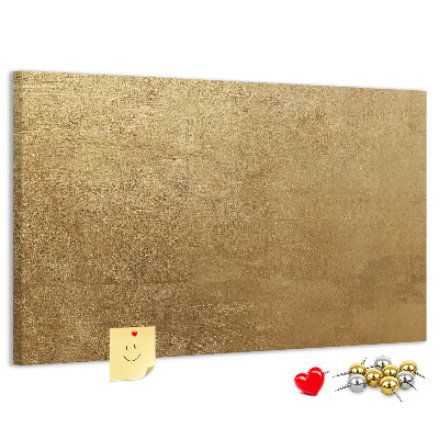 Tablero de anuncios Textura dorada con estilo minimalista.