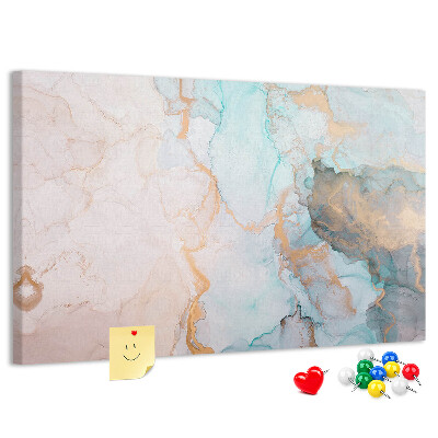 Tablero de anuncios Diseño abstracto en tonos azules