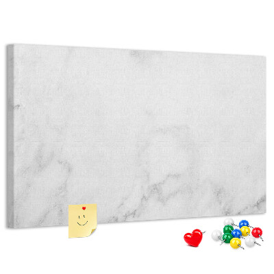 Tablero de corcho decorado Diseño elegante de espacios de oficina en mármol