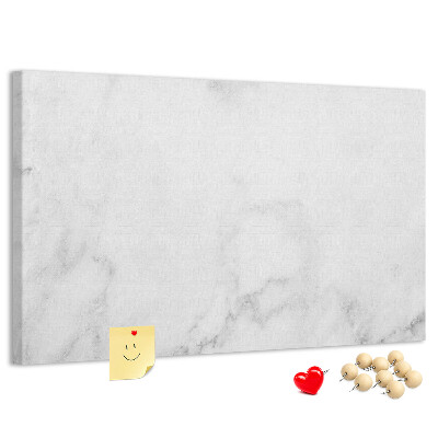 Tablero de corcho decorado con diseño elegante para oficinas en mármol