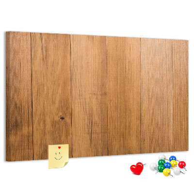 Pizarra de corcho Tablero de madera con chinchetas de colores