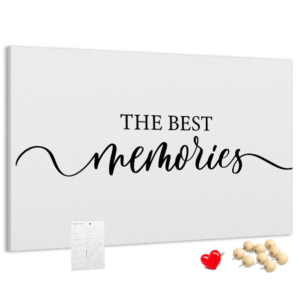 Tablero de corcho decorativo con estilo elegante para tus mejores recuerdos