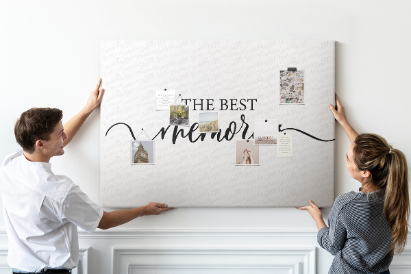 Tablero de corcho decorativo con estilo elegante para tus mejores recuerdos