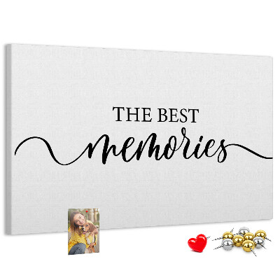 Tablero de corcho decorativo con estilo elegante para tus mejores recuerdos