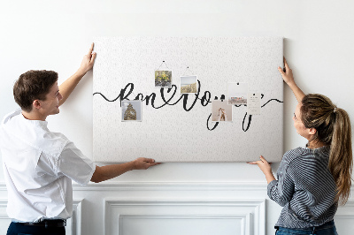 Tablero de anuncios con una elegante inscripción para despedir a los viajeros