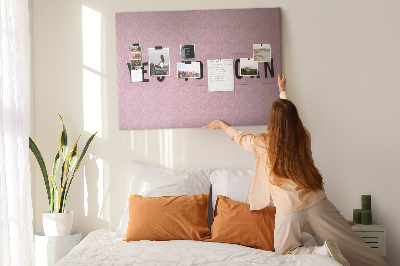 Tablero de corcho decorativo con diseño de pensamiento positivo y motivación