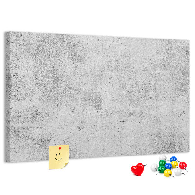 Tablero de anuncios Patrón de hormigón gris con textura.