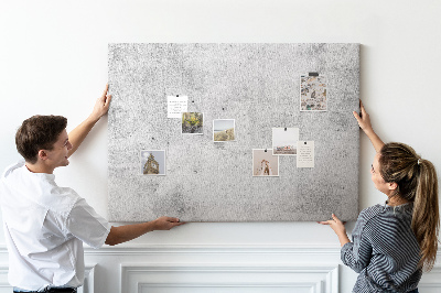Tablero de anuncios con patrón de textura de hormigón gris