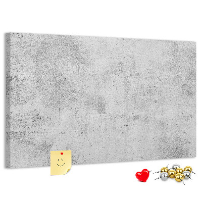 Tablero de anuncios con patrón de textura de hormigón gris