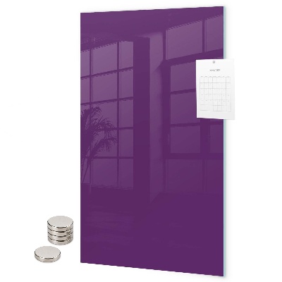 Pizarra magnética de pared Púrpura