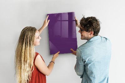 Pizarra magnética de pared Púrpura