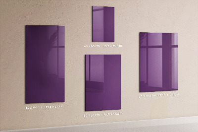 Pizarra magnética de pared Púrpura