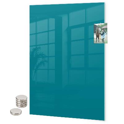 Pizarra magnética de pared color azul