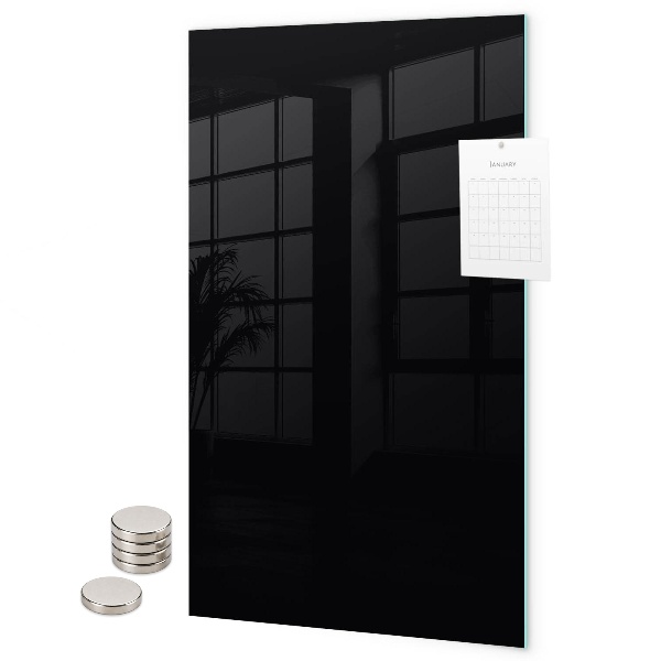 Pizarra magnética de pared Color negro