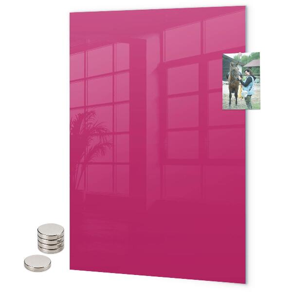 Pizarrón magnético color rosa oscuro