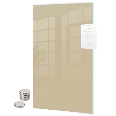 Pizarra magnética de pared Color beige