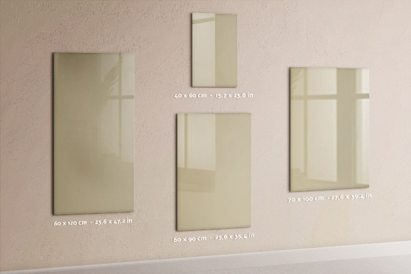 Pizarra magnética de pared Color beige