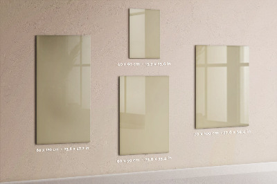 Pizarra magnética de pared Color beige