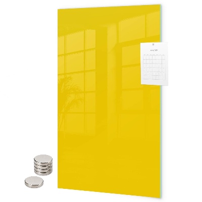 Pizarrón magnético Color amarillo claro