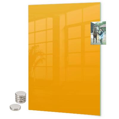 Pizarra magnética de pared color dorado