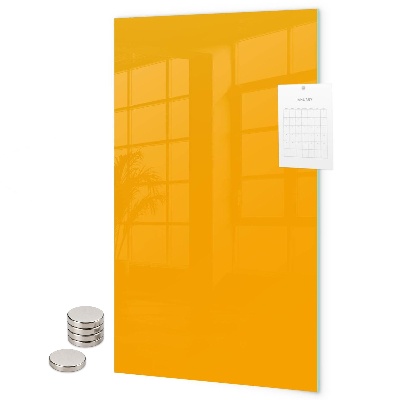 Pizarra magnética de pared color dorado