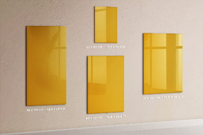 Pizarra magnética de pared color dorado