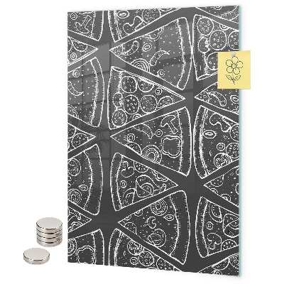 Pizarra magnética de pared pizza italiana