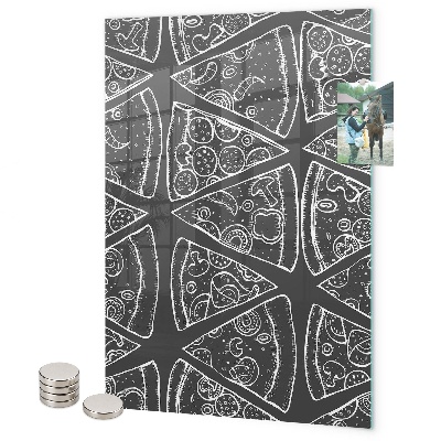 Pizarra magnética de pared pizza italiana