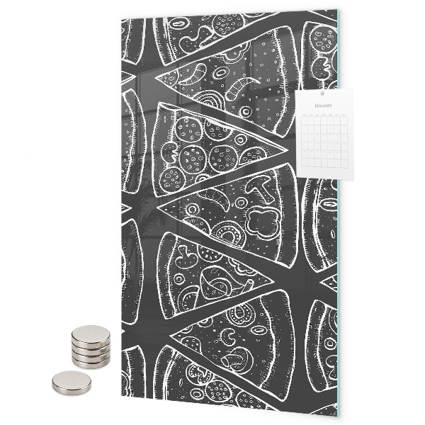 Pizarra magnética de pared pizza italiana