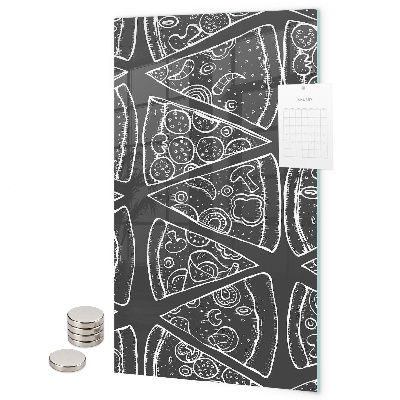 Pizarra magnética de pared pizza italiana