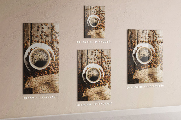 Pizarrón magnético granos de café