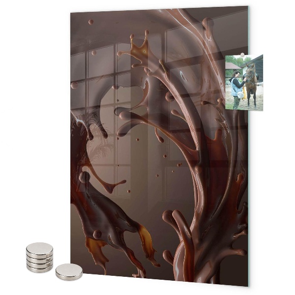 Pizarrón magnético Chocolate derramado