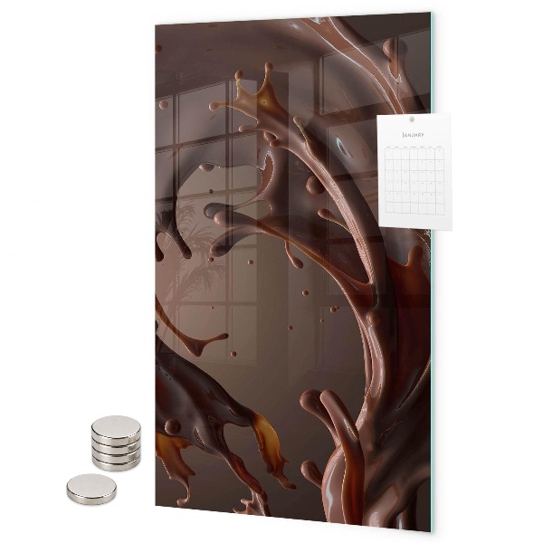 Pizarrón magnético Chocolate derramado