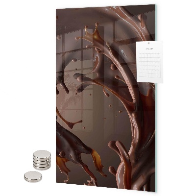 Pizarrón magnético Chocolate derramado