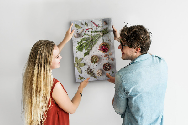 Pizarra magnética de pared Hierbas aromáticas