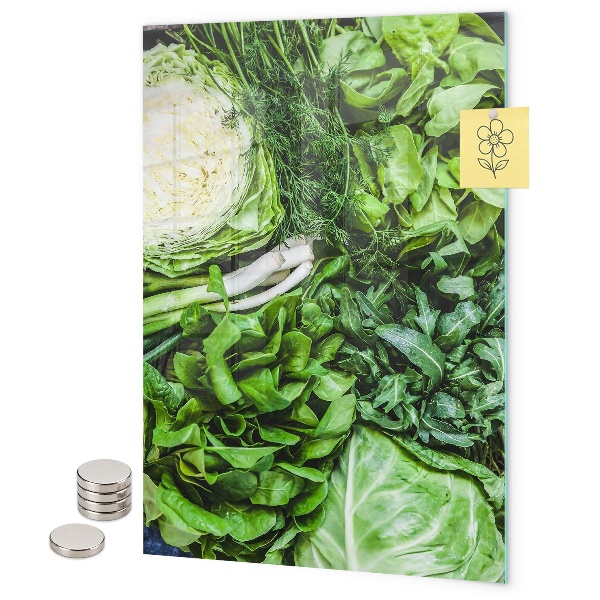 Pizarra magnética de pared Lechuga jugosa