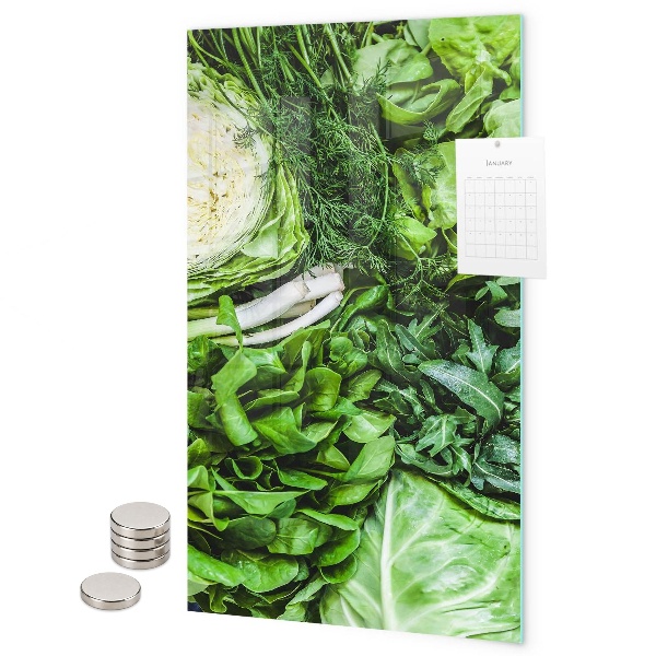 Pizarra magnética de pared Lechuga jugosa