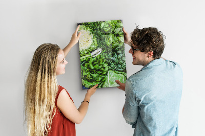 Pizarra magnética de pared Lechuga jugosa